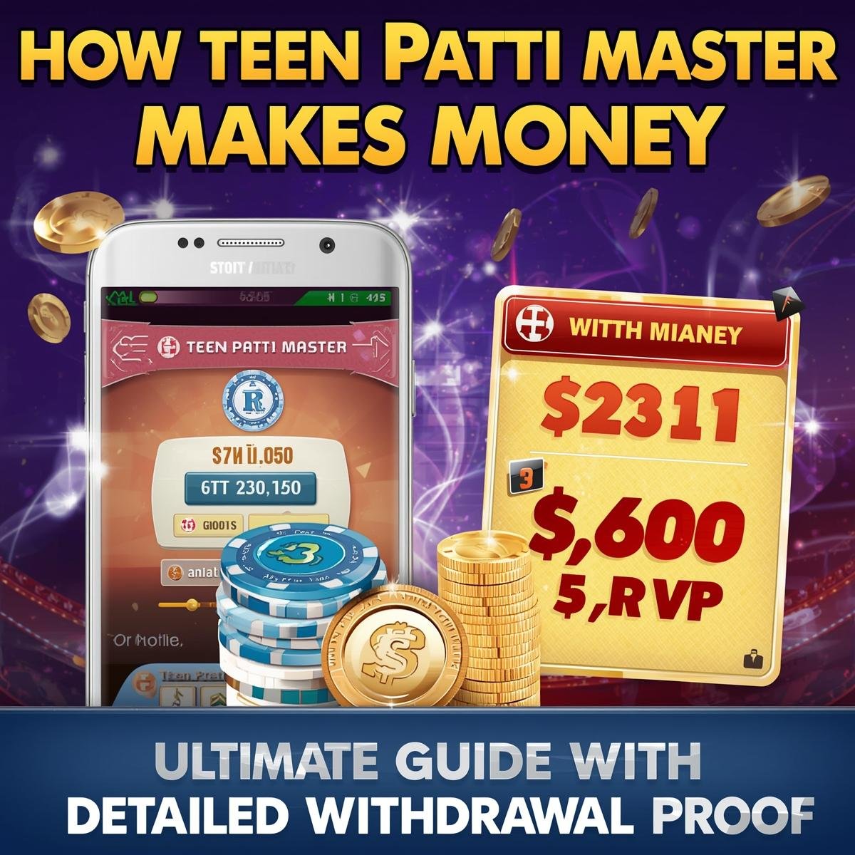 How Teen Patti Master makes money and shows real withdrawal proof