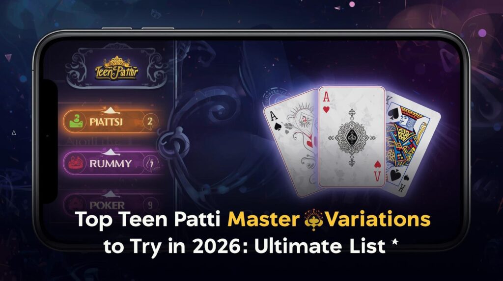 Top Teen Patti Master Variations to Try in 2026 (Ultimate List)